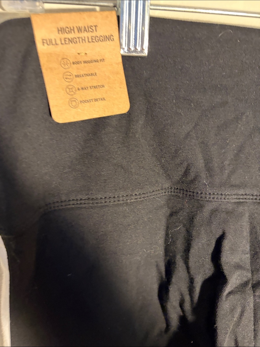 PINK Victoria's Secret High Waist Full Length Black Leggings